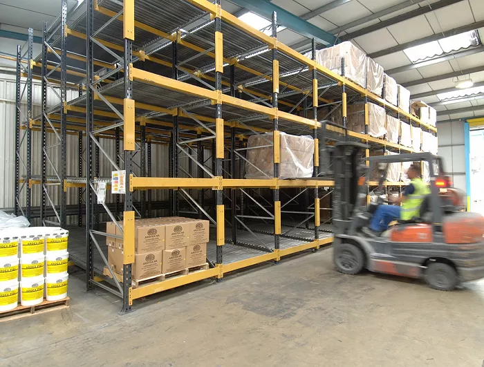 Push Back Pallet Racking